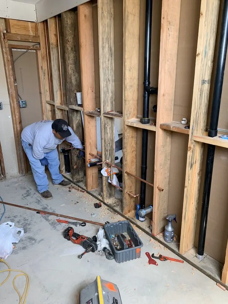 Commercial rough-in plumbing for Water Heater Replacement in Oak Orchard
